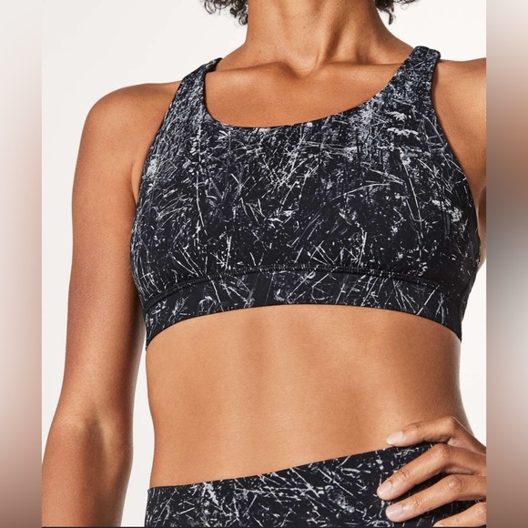 lululemon athletica Other - Lululemon Size 6 Energy Bra W2AM5S Nulux Alouette Limited Edition Print